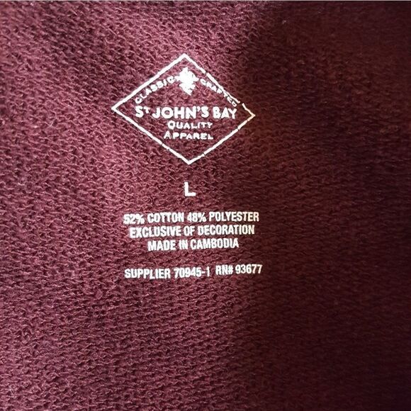 St. John's Bay Crew Neck Sweatshirt - Picture 6 of 8